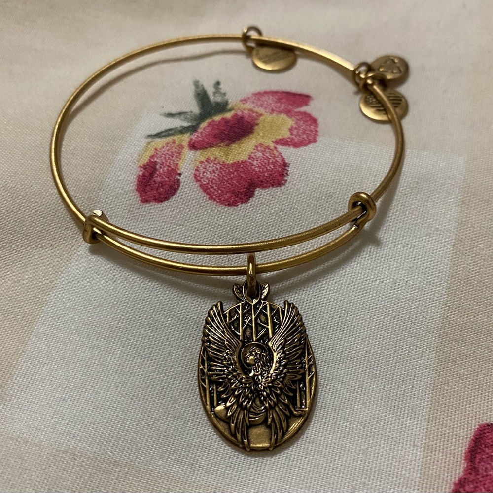 Alex and Ani Guardian of Love Gold Finish